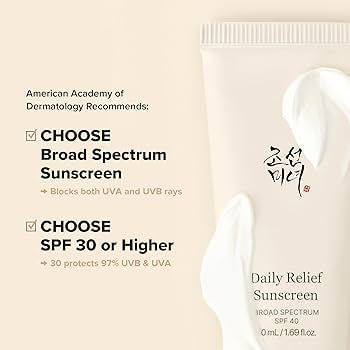 Beauty of Joseon Daily Relief Sunscreen Broad Spectrum SPF 40_ 50ML
