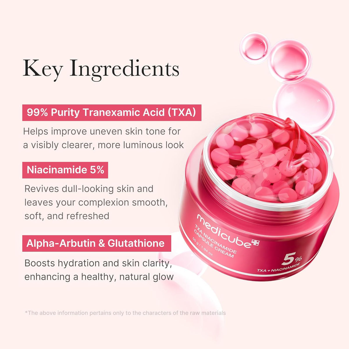 Medicube TXA Nicinamide Capsule Face Cream_ 55g
