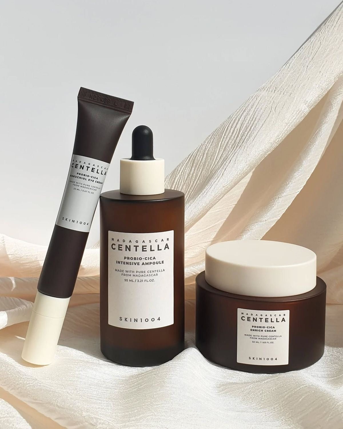 SKIN1004 Centella Probio_Cica Viral Trio Set ( Ampoule + Mosturizing Cream + Eye Cream)