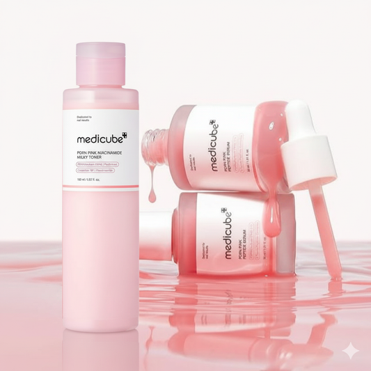 Medicube Viral Bundle Dou ( Medicube PDRN Pink Nicinamide Milky Toner + PDRN Pink Peptide Serum )