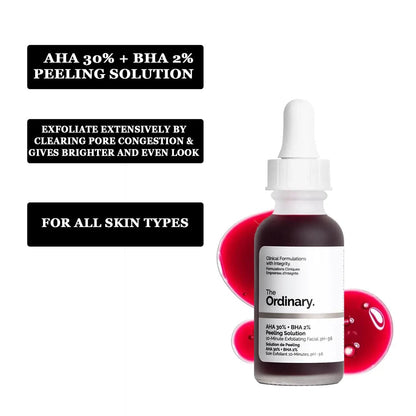 The Ordianry AHA 30% + BHA 2% Peeling Solution