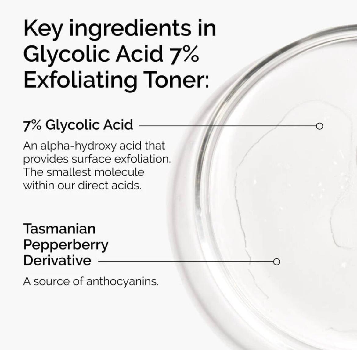 The Ordinary Glycolic acid 7% Exfoliating Toner Solution_ 240ml