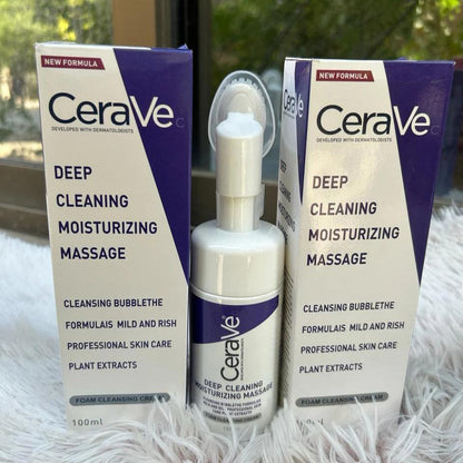 CeraVe Deep Cleansing Mosturizing Massage with Cleansing Brush