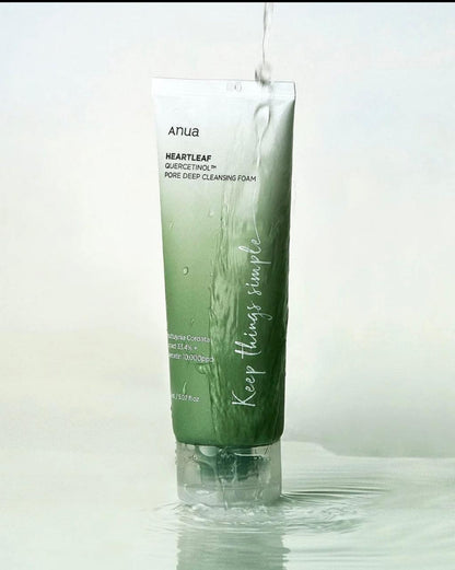 Anua Heart leaf Quercetinol Pore Deep Cleansing Foam_ 150ml